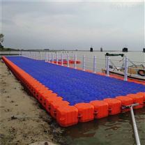 襄陽江邊景觀浮橋養殖浮筒游艇碼頭搭建