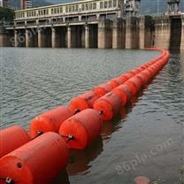 河道湖泊水上施工警示浮排串连浮筒
