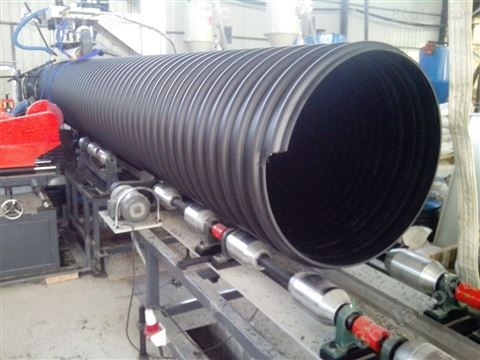 HDPE钢带缠绕管生产线