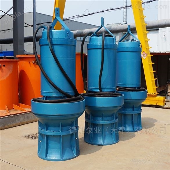 排海水的大流量潜水轴流泵 配套电气