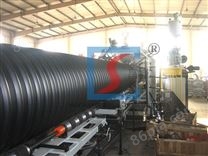 HDPE钢塑复合大口径缠绕管材生产线