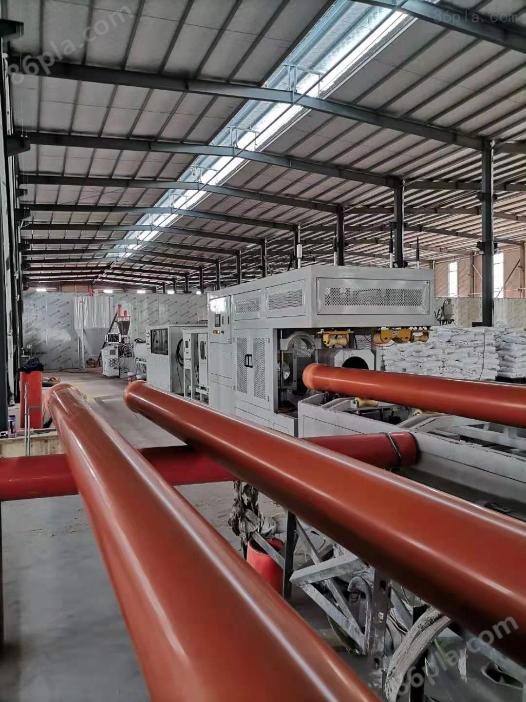 50-200pvc电力管塑料管材挤出机生产线